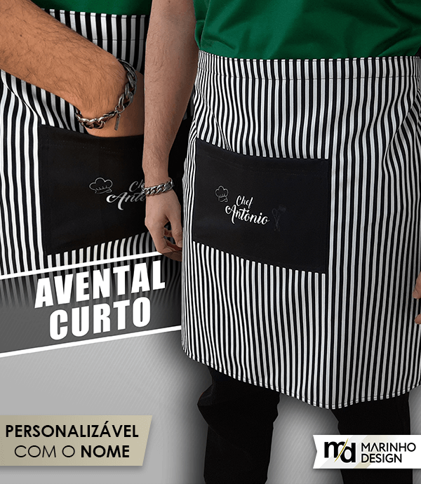Loja Marinho Design - Avental Curto